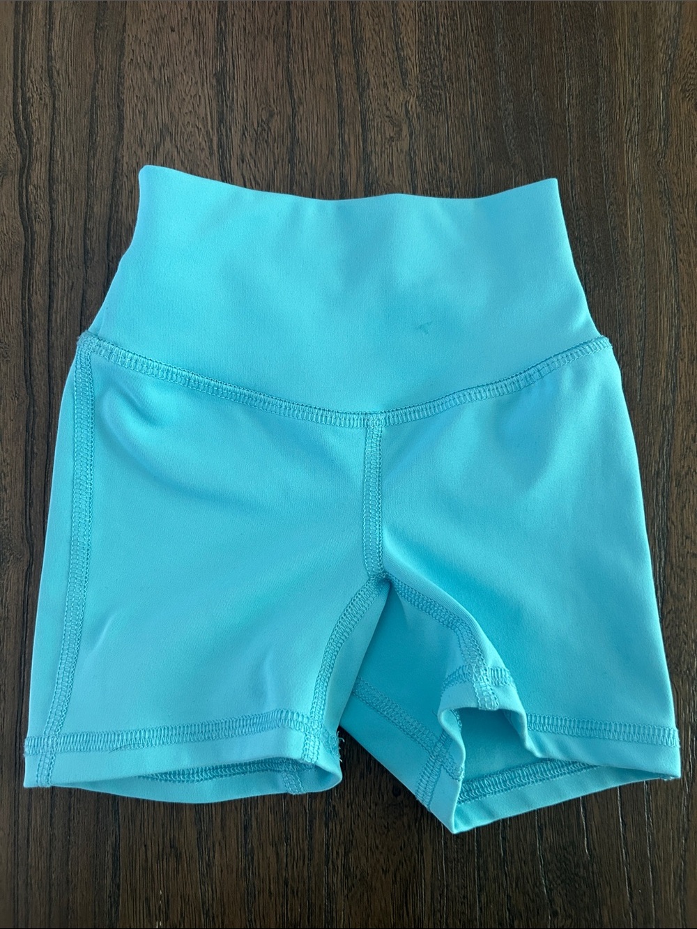 Kids Five Dancewear Shorts - Aqua Blue